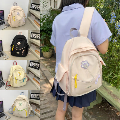 2025 new year's sweet style mini backpack - simple shoulder bag for middle school, high school, and college students - women's travel bag