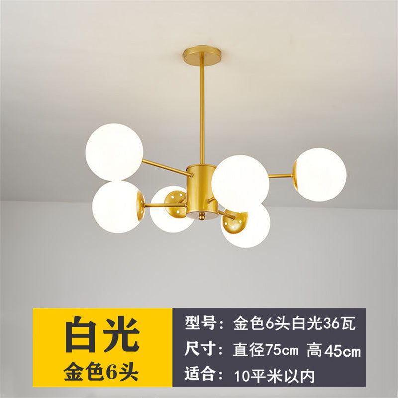 Nordic led pendant light - modern minimalist style for living room,  new arrival, bedroom main light, gold magic bean lamp
