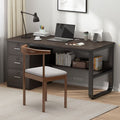 Office desk desktop home bedroom desk office desk boss table simple rental house with drawer computer desk no