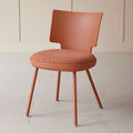 For homenordic dining chair casual plastic upholstered back stool casual hotel milk tea restaurant chair high back