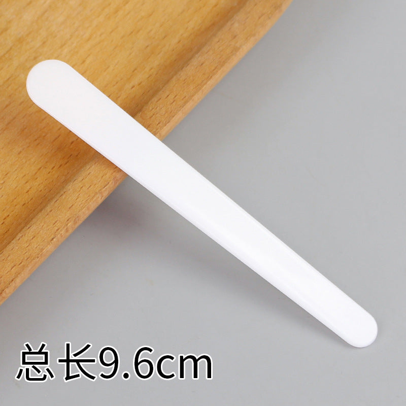 Wholesale facial mask applicator spatula set: plastic beauty mixing, stirring, scraping, and smoothing tools for face, body, and eye creams - crescent shaped spoons included