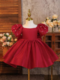 Kids dress princess dress white tutu girl model catwalk dress flower girl little host costume female