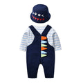 children's clothing  spring & fall baby overalls long-sleeved boys' suit trendy children's short-sleeved hooded spring & fall style
