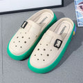 Women's summer slippers 2023 new fairy style sandals, trendy versatile platform slides, cloud-like comfort, thick sole beach shoes