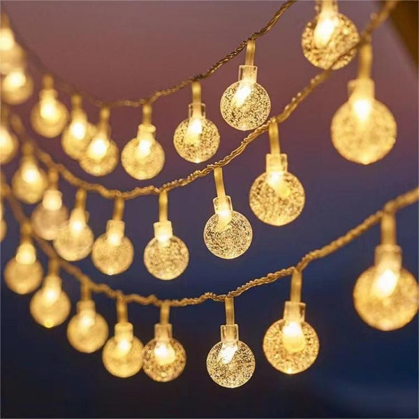 LED small lantern string stall star light camping atmosphere light string Christmas outdoor decorative lights festival solar lights