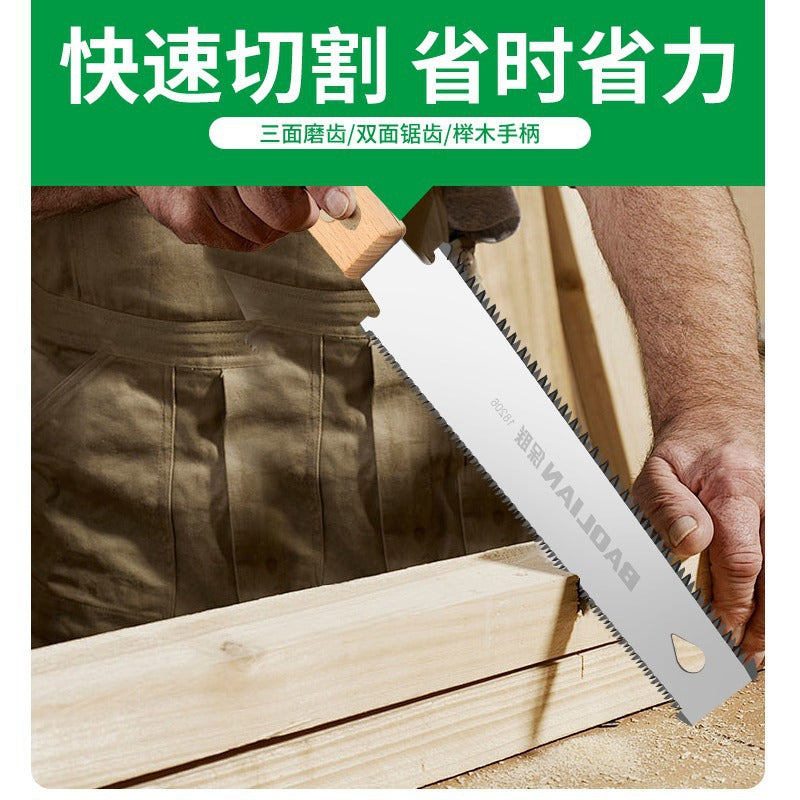 Hand saw handheld woodworking saw tree fast fine tooth saw cutting artifact for home small saw wood hand saw