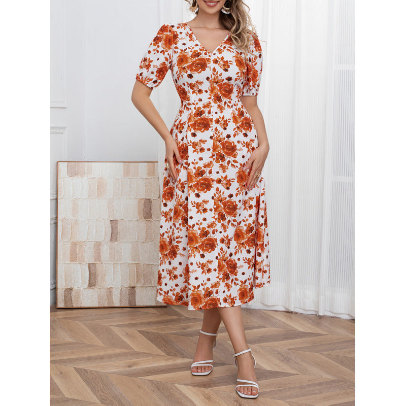 listing: new  women's elegant floral print dress