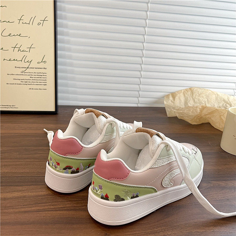 2025new arrivalniche stylesense of designtrendycasual street styleeasiest for match skateboard shoes women's insretroharajuku bread shoes