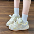 Hong kong style low-top cranberry color bread shoes for women ins trendy 2026 summer new style student easiest for match women's sneakers