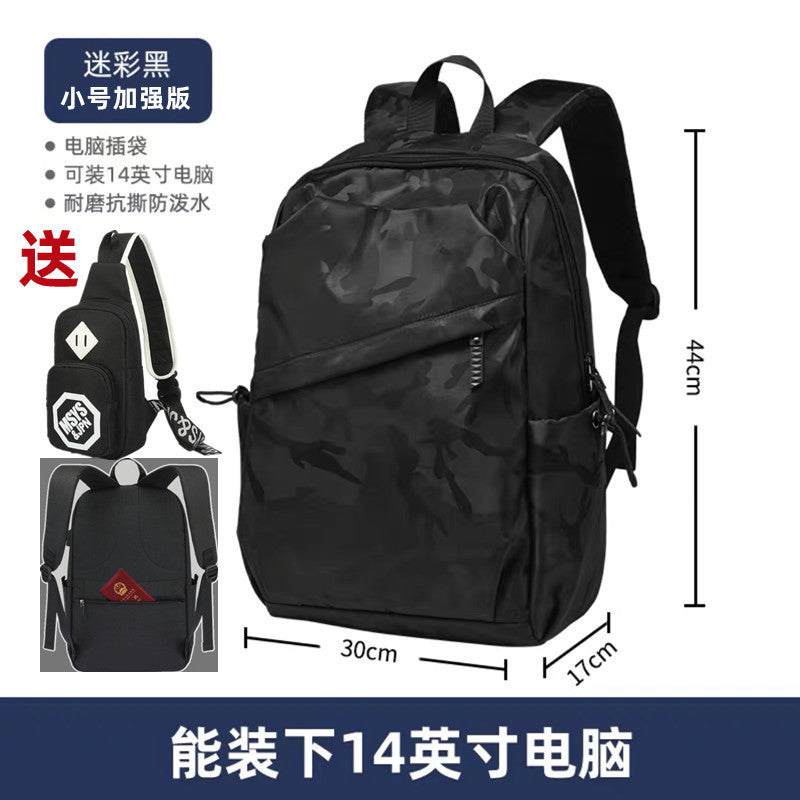 New backpack travel bag leisure computer bag high school college student schoolbag hika men's backpack factory direct sales