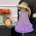 Girls' dress : stylish mermaid summer dress, halter tank dress, ethereal cheongsam dress