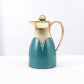 Wholesale cross-border luxury insulated kettle: large capacity coffee pot for home and commercial use, insulated water kettle with logo, gold teapot