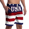trending men's beach shorts, quick-dry swim trunks, casual sportswear, european and american new style 3d digital printing
