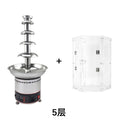 Commercial chocolate fountain/waterfall machine - 4/5/6/7 tier windshield cover - pvc windproof & dustproof plastic isolation shield