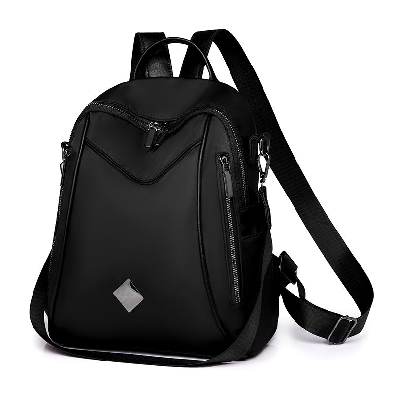 Backpack Women's Cross-border PU Soft Leather Textured Women's Backpack New Large Capacity Backpack Simple Travel Backpack