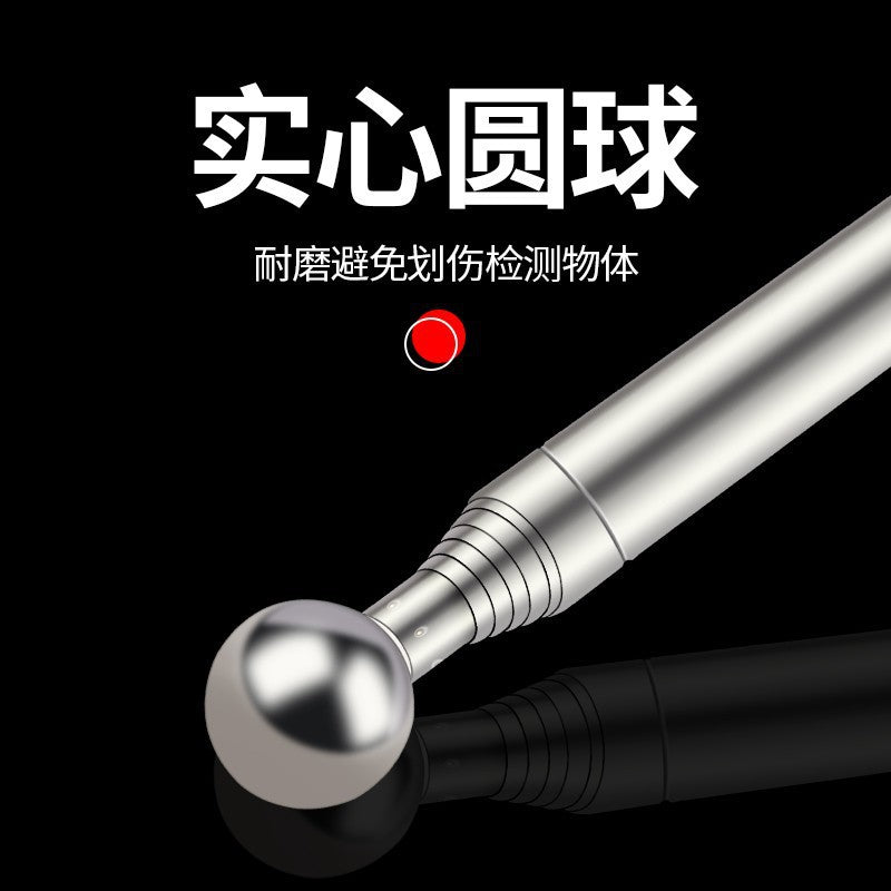 Empty drum hammer inspection tool thickened thickened telescopic professional acceptance suit knocking tile empty drum detection hammer inspection rod