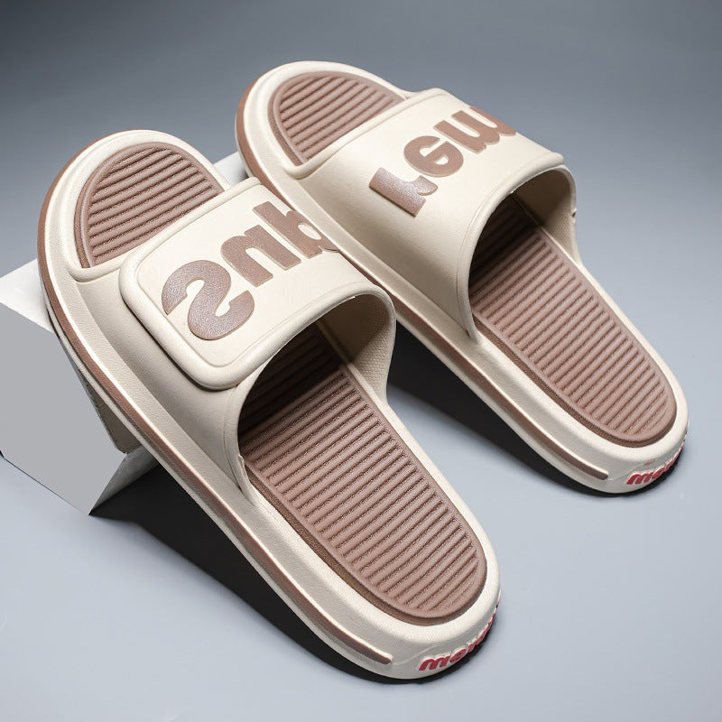 2023 new men's summer slippers: stylish, minimalist, indoor/outdoor, non-slip, wear-resistant, and super comfortable. wholesale available