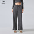 Fall and winterloose sports sweatpants for women easiest for matchwork clothingloose pantshigh waistslimming lookheattechstraight-legcasual pantsdaw134