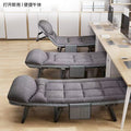Foldable bed single office nap recliner portable home care bed nap essential small bed