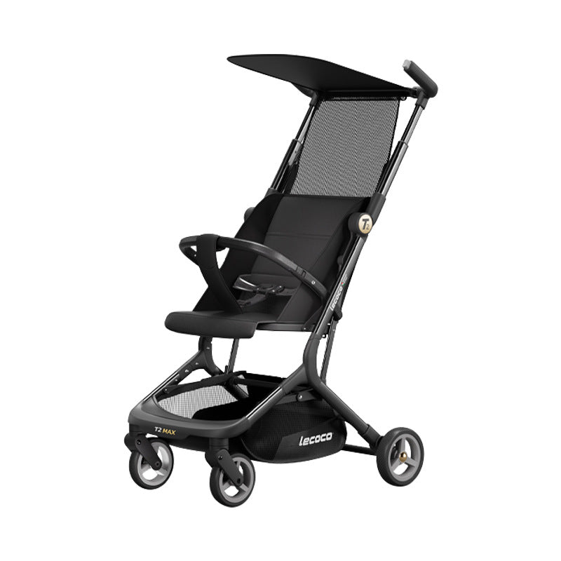 Leka lecoco pocket car t2 baby walking artifact lightweight foldable boarding can sit and lie down four-wheeled baby stroller