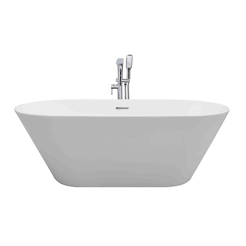 Sannora bathroom small apartment acrylic oval thin edge adult independent bathtub 1.5-1 meters