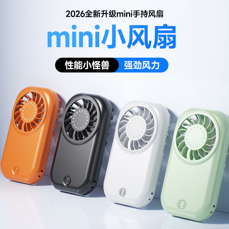 2026 new mini handheld fan - portable, compact, and quiet pocket fan for outdoor use