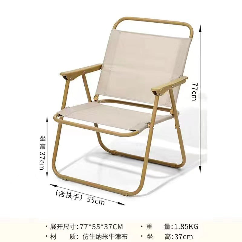 Outdoor foldable chair kermit chair portable ultra-light fishing picnic camping chair stool equipment supplies