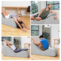 amazon single yoga foldable compression seat casual lounge chair compression sofa balcony single sofa chair
