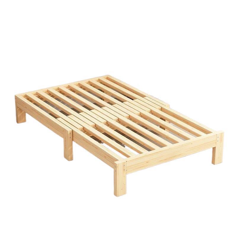 Vertical pull solid wood foldable bed retractable bed frame rental house without bed head retractable sofa bed dual-purpose shrink bed pull-out