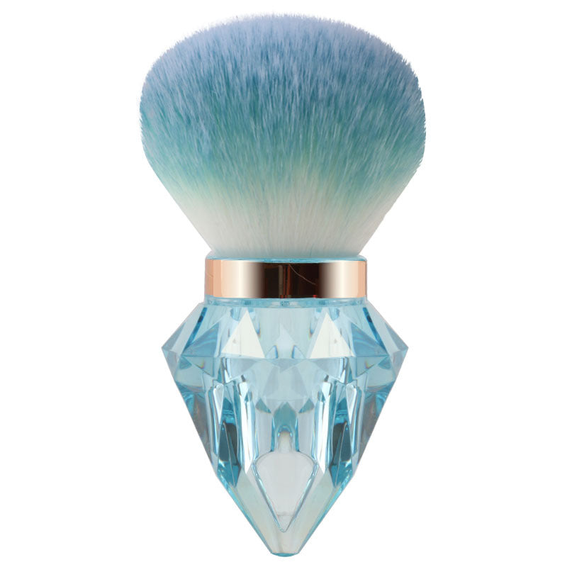 Ready-to-ship transparent colored makeup brush - single, nail art dust brush, mushroom head large powder brush, beauty tool, makeup brush