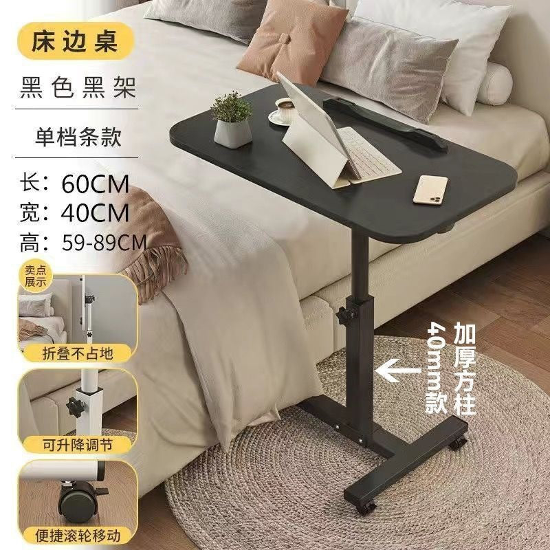 foldable computer desk stand floor reading puzzle stand lazy simple adjustable movable bedside table