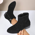 Exportfashionplus size short boots for women fall and winter single boots new arrival ankle short boots thick heel british style boots women's boots