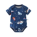 Short-sleeve astronaut romper [100% cotton]