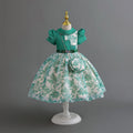 wholesale of ready-to-ship children's formal dresses, chiffon princess dresses with matching bags, girls' dresses