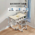 E1 grade eco-friendly, pre-assembled, integrated desk and chair set - adjustable height, perfect for elementary school students and kids' study tables