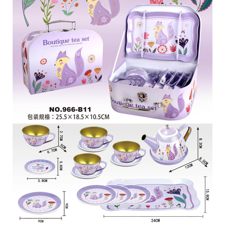 children's simulation tea set, food, dessert, cake, coffee, tea break, afternoon tea, girl's play house gift