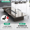 6.0m table+20 leather chairs