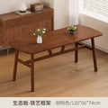 Walnut color [120x60x74cm] single table | stable load-bearing