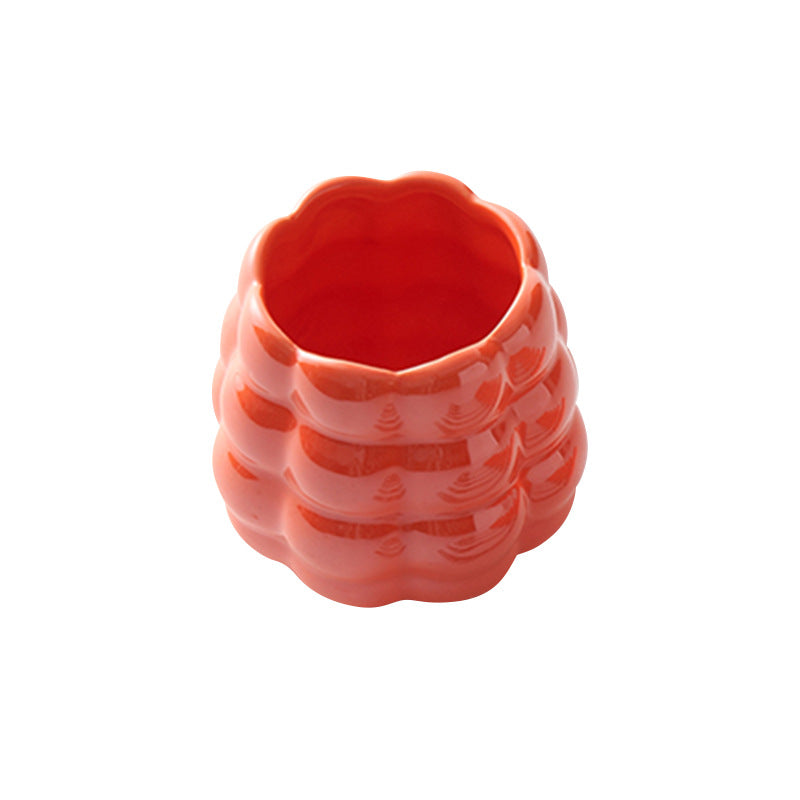 Influencer-approved creamy fruit fork set: electroplated, luxe storage jar, high-value coffee table decor, fruit picks