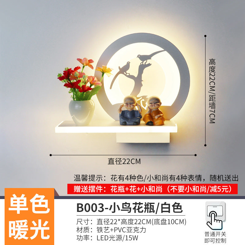 The whole network low-cost led corridor aisle entrance light new Nordic stairs balcony bedroom bedside background wall wall lamp