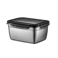 304 stainless steel food storage container - refrigerator & freezer safe, vacuum-sealed lunch box, food preservation container, rice box, and kimchi jar