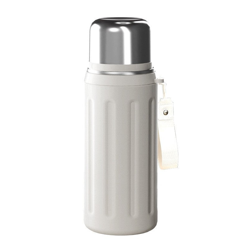 Roman column 316 stainless steel insulated tumbler - stylish, high-capacity, car-friendly, portable outdoor water bottle with engraving option
