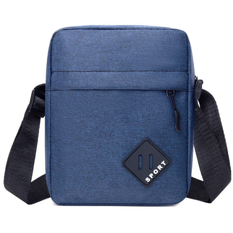 New lightweight Oxford cloth messenger bag men's fashion simple shoulder bag business commuter horizontal and vertical casual men's bag