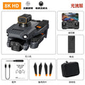 P8 pro hd aerial photography drone with five cameras, obstacle avoidance, auto-return, gps quadcopter remote control aircraft