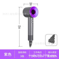 High-speed hair dryer for home use - negative ion, quick-drying, powerful airflow, bladeless design, gentle on hair, quiet operation, multiple plug options, bladeless