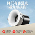 Full spectrum frameless led spotlight embedded deep anti-glare hill for home living room embedded wall washing cob downlight