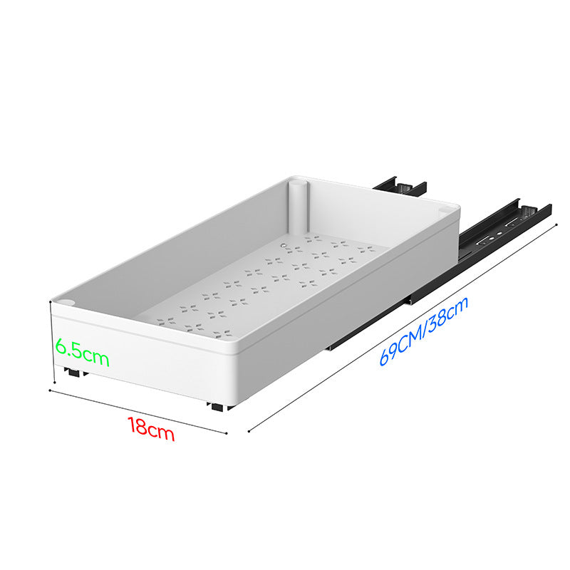 Pull-out cabinet Layered storage rack Pull-out kitchen sink Pull-out basket rack No punching sink rack