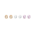 Pink diamond ear bone nails, super sparkling zircon cochlear nails, ear piercing, sleeping without taking off, simple and compact earrings, high-end sense of earrings