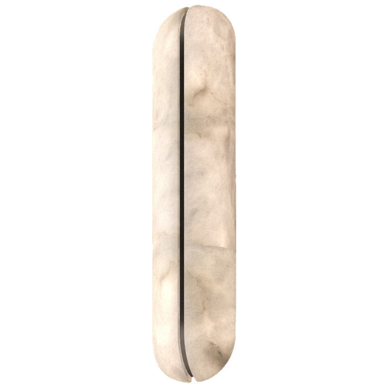 Natural snowflake marble effect wall lamp - modern minimalist, light luxury style for living room, hallway, bedroom, and background wall - high-end lighting fixture