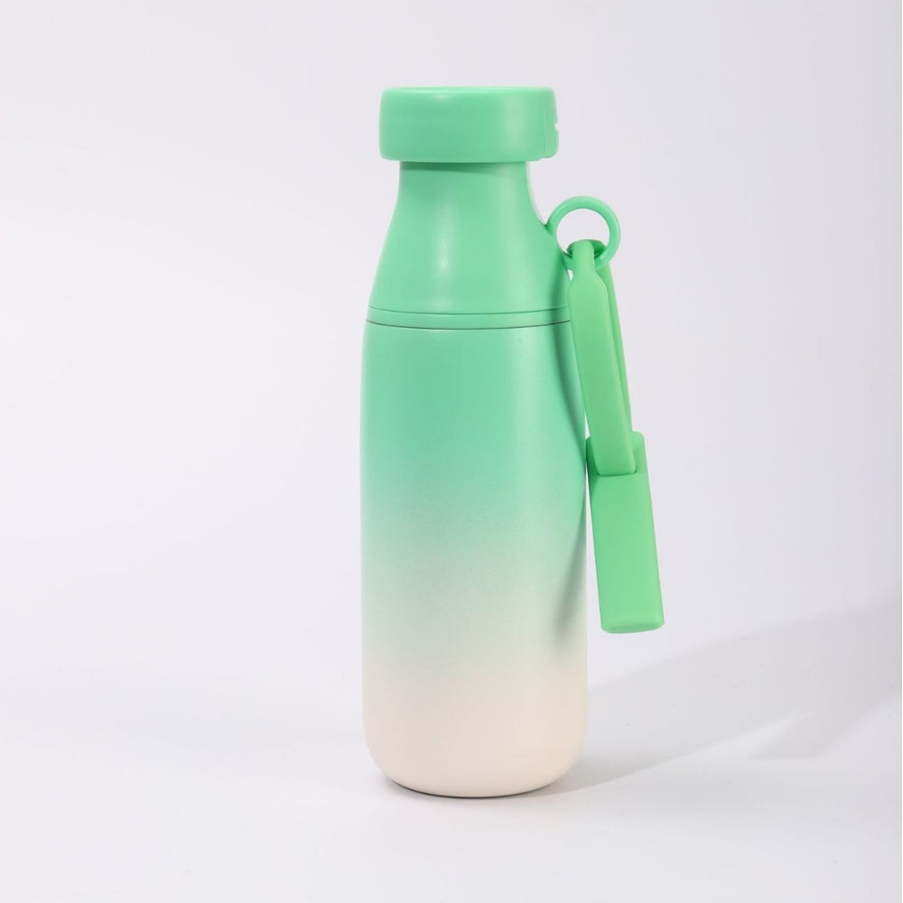 Dopamine-boosting creative portable insulated tumbler - stylish detachable lanyard, stainless steel water bottle with tea infuser, milk bottle